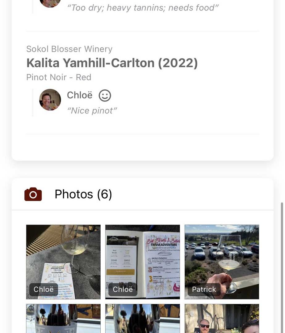 Shared Photos & Memories